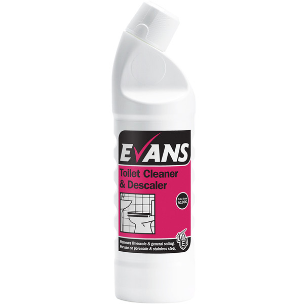 Evans Toilet Cleaner and Descaler 1ltr Bottle