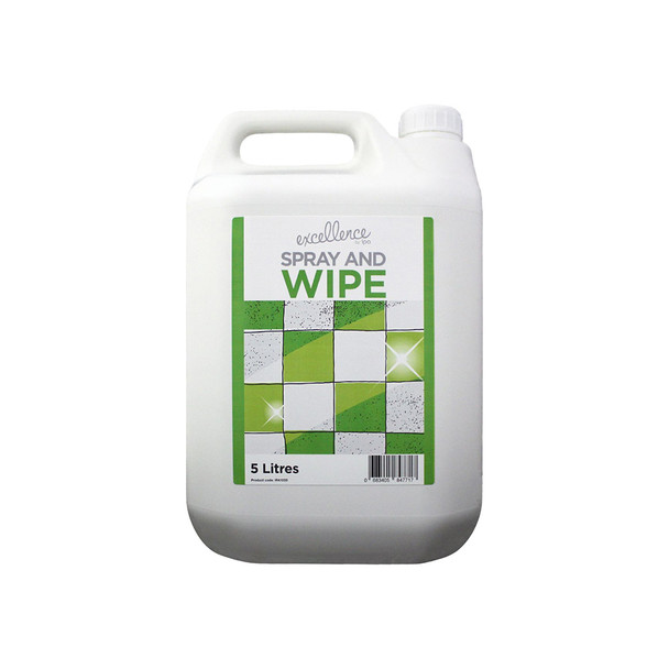 Excellence Spray and Wipe 5ltr Bottle