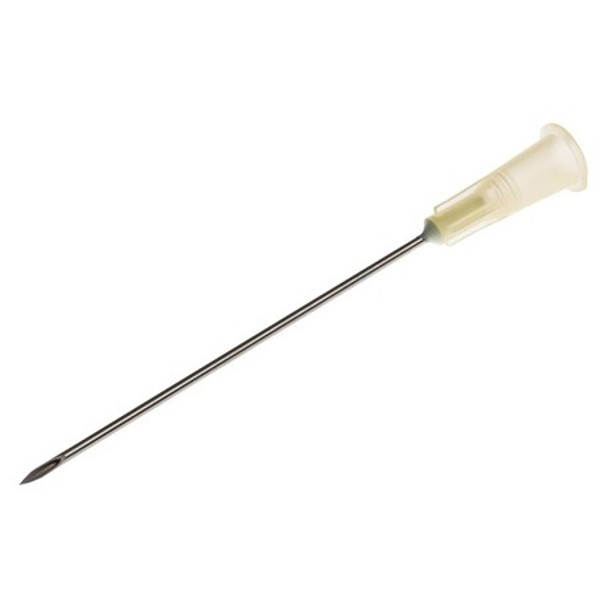 A 19G x 1.5 Inch Cream colour Hypodermic Needle