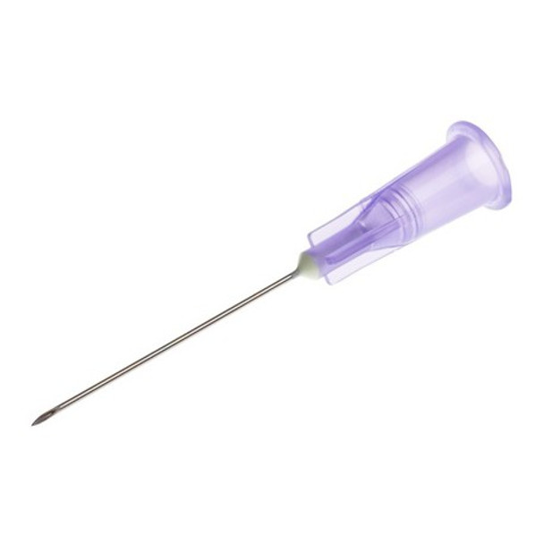 Full image o f 24G x 1 Inch Violet colour Hypodermic Needle