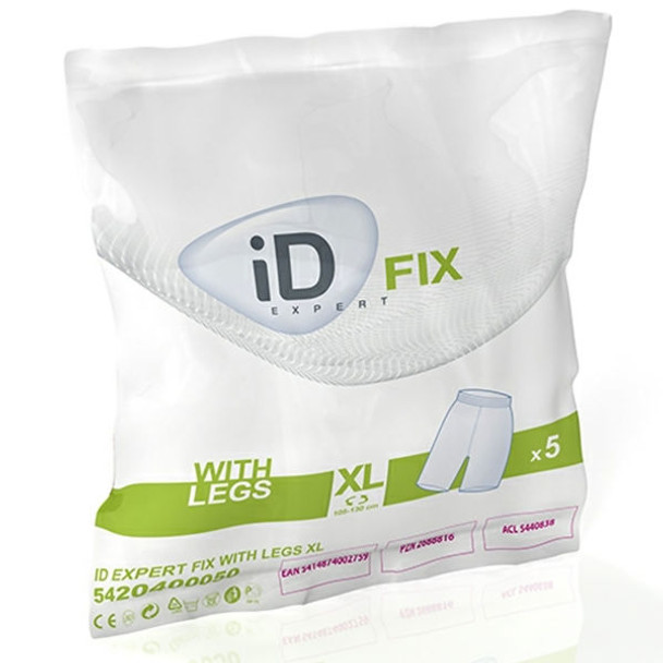 Packaging of iD Fix Pants with Legs Extra Large