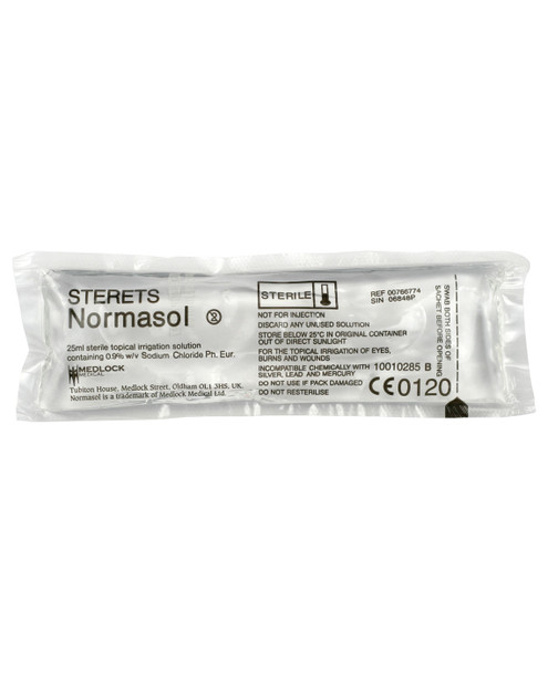 Normasol Saline Sachets 25ml 25 Pack