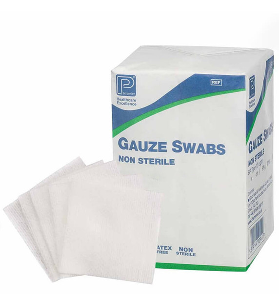 Premier Healthcare Absorbent Cotton Gauze Swab Non Sterile wipes