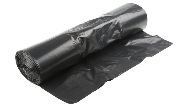 Light Duty Black Refuse Sack layed out