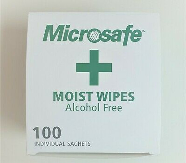 Moist Alcohol Free Sterile Cleansing Wipes Sterile 100 Pack
