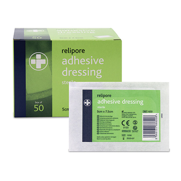 Sterile Adhesive Dressing 5cm x 7.5cm 50 Pack