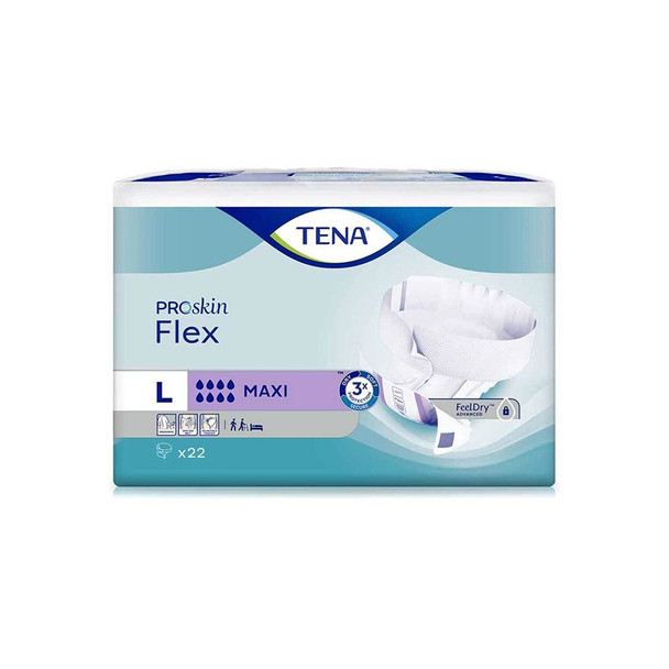 Tena Flex Maxi Large packaging