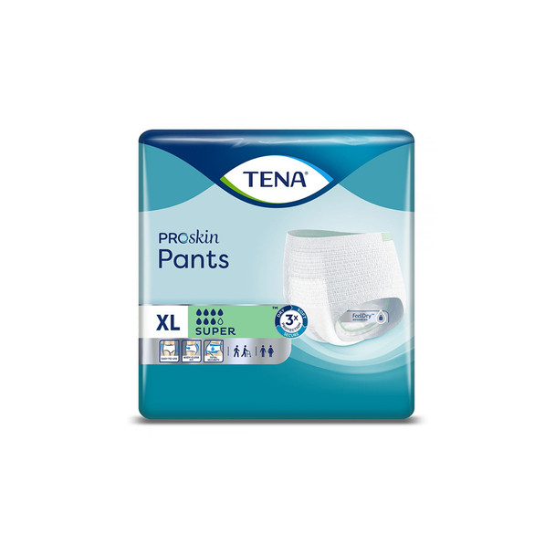 Tena Super XL Pants packaging