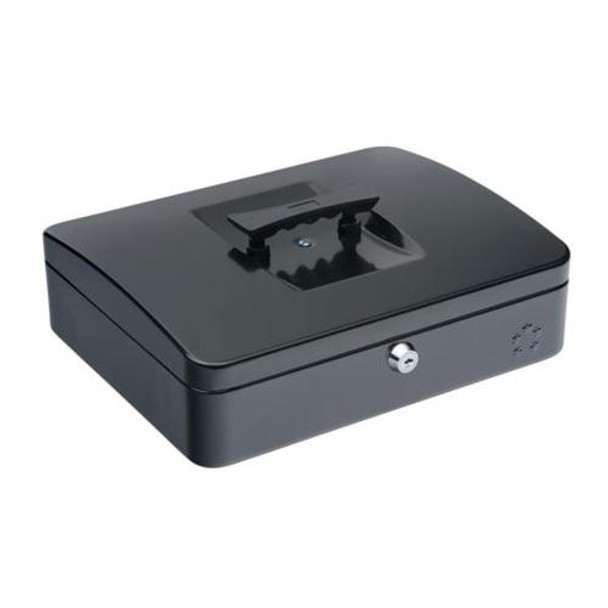 12 Inch Black Cash Box