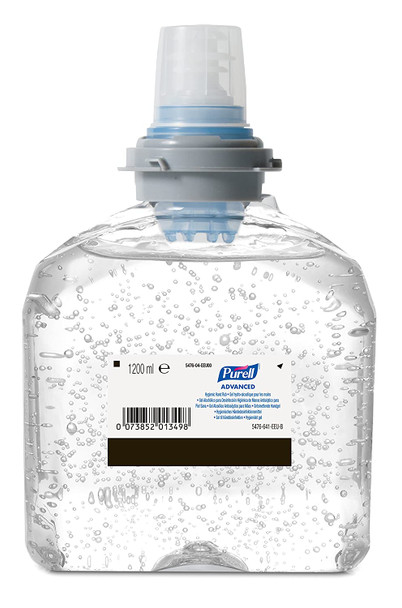 Full shot of Purell 5476-04 Hand Rub 1200ml.