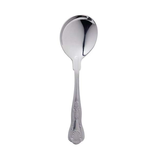 Full shot of Olympia Kings Soup Spoon.