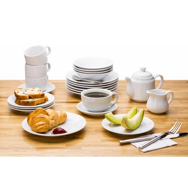 Table set up with Olympia Athena Stacking Cups 7oz.