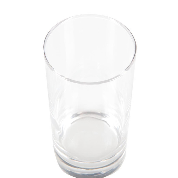 Side top view of Olympia Hi Ball Glasses 285ml.
