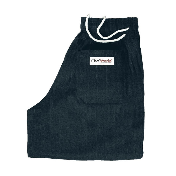 Folded Chef Works Essential Baggy Trousers Black S A029.