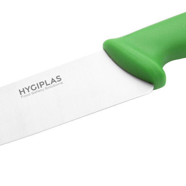 Blade of Hygiplas Chef Knife Green 21.5cm.