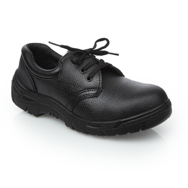 Essentials Unisex Safety Shoe Black 38 front view.