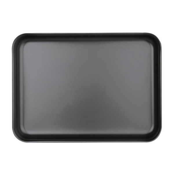 Vogue Anodised Aluminium Bakewell Pan 370mm front view.