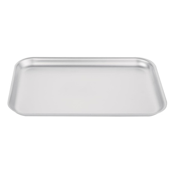 Vogue Aluminium Baking Tray 324 x 222mm side top view.