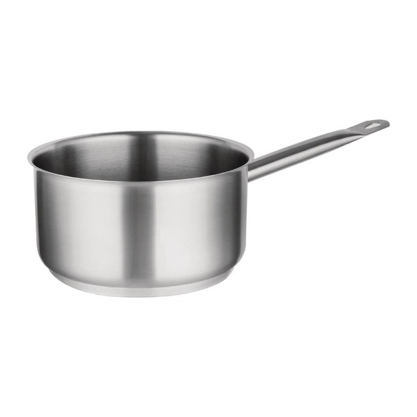 Full shot of Vogue Stainless Steel Saucepan 1.5Ltr.