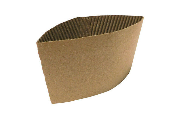 Side shot of Recyclable Hot Cup Sleeve For 8oz Cups.