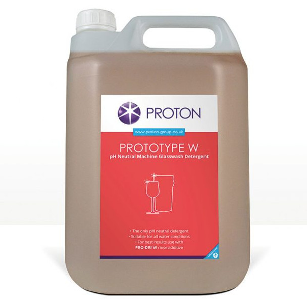 Proton Prototype W Glasswash Detergent 5 Ltr