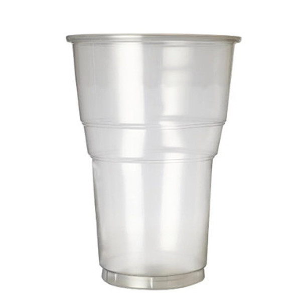 50 Pack eGreen Flexy-Glass Recyclable Disposable Pint Glass to Brim CE Marked 568ml / 20oz FG616C