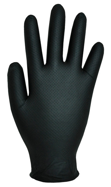 Tough Nitrile Gloves Powder Free Black
