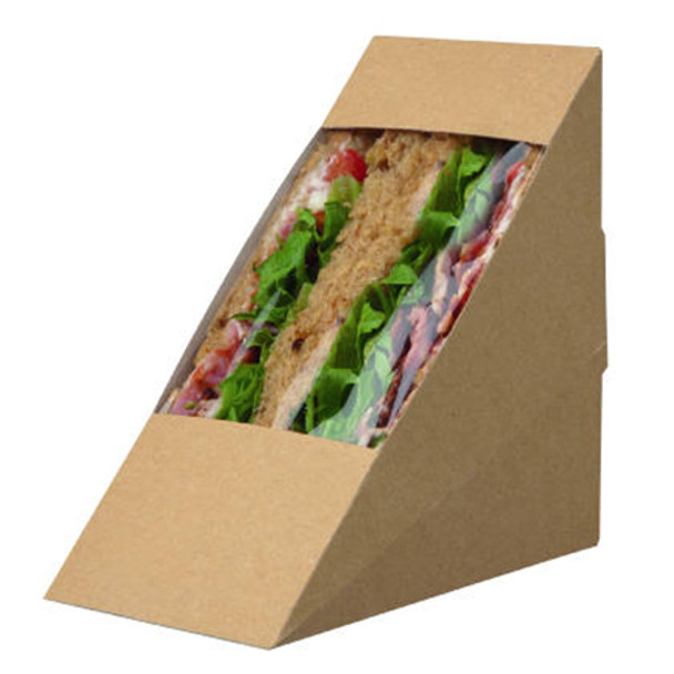 Colpac Deepfill Sandwich Wedge Kraft 500 Pack