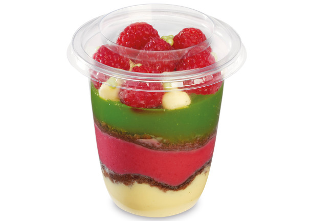 50 Pack Recyclable Narrow Lid for Dessert Pots