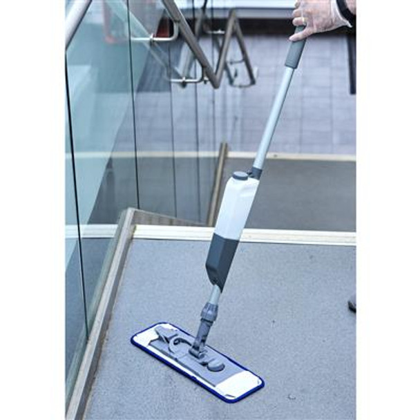 Pro Mist Microfibre Antibacterial Mop on Stairs