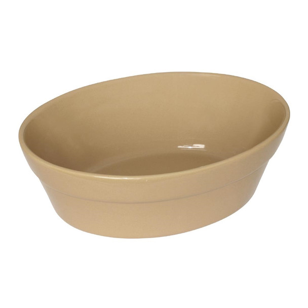 Olympia Stoneware Oval Pie Bowls 180 x 133mm 6 Pack C109