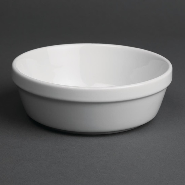 Olympia Whiteware Round Pie Bowls 137mm 6 Pack DK809