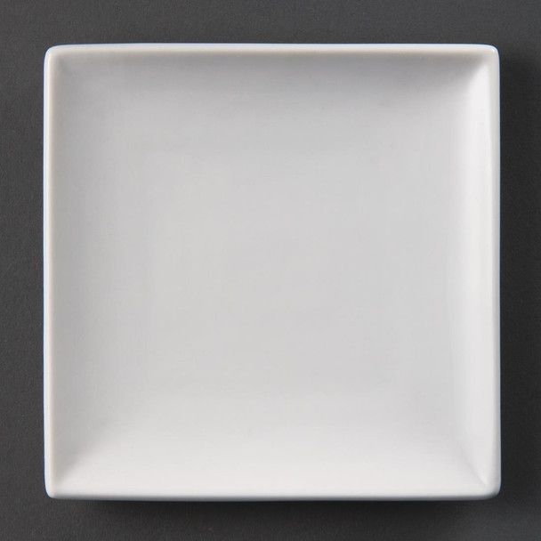 Olympia Whiteware Square Plates 140mm 12 Pack U153
