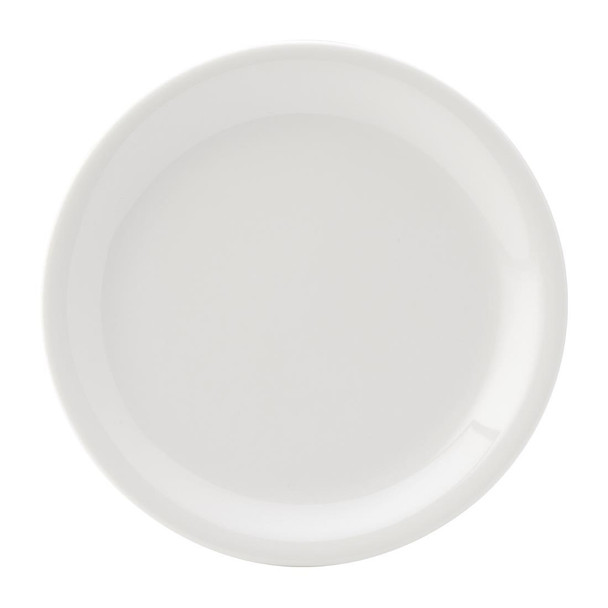Utopia Titan Narrow Rimmed Plates White 160mm 36 Pack DY316