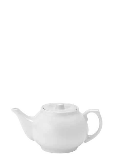 4 Pack Utopia Pure White Teapots 430ml