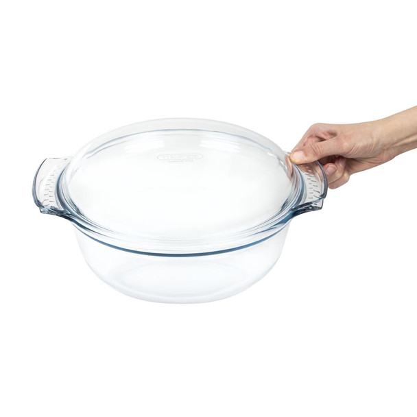 Pyrex Round Glass Casserole Dish 3.75Ltr P590
