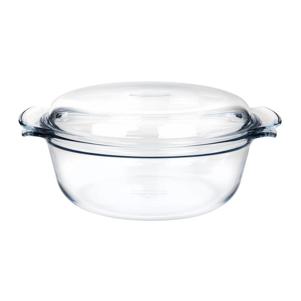 Pyrex Round Glass Casserole Dish 3.75Ltr P590