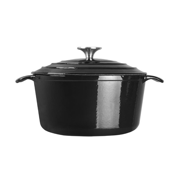 Vogue Black Round Casserole Dish 3.2Ltr GH300