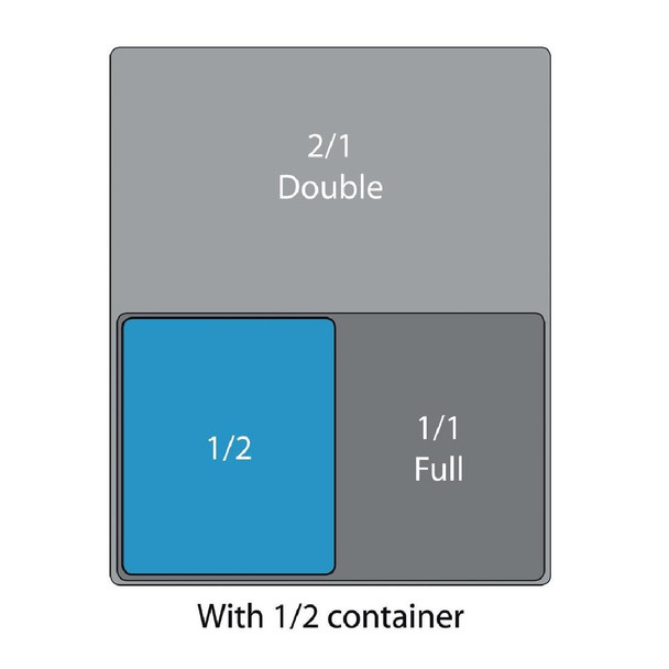 Cambro Polycarbonate 1/2 Gastronorm Tray Lid DM732