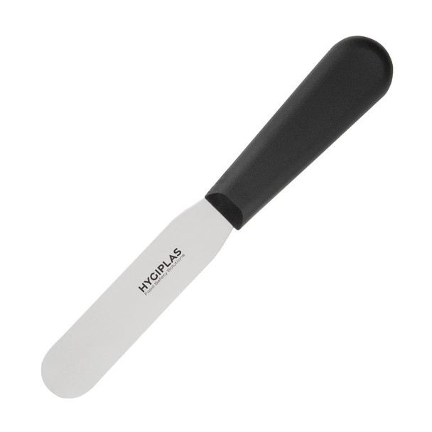 Hygiplas Straight Blade Palette Knife Black 10cm D401