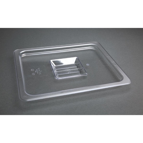 Vogue Polycarbonate 1/2 Gastronorm Lid Clear U245