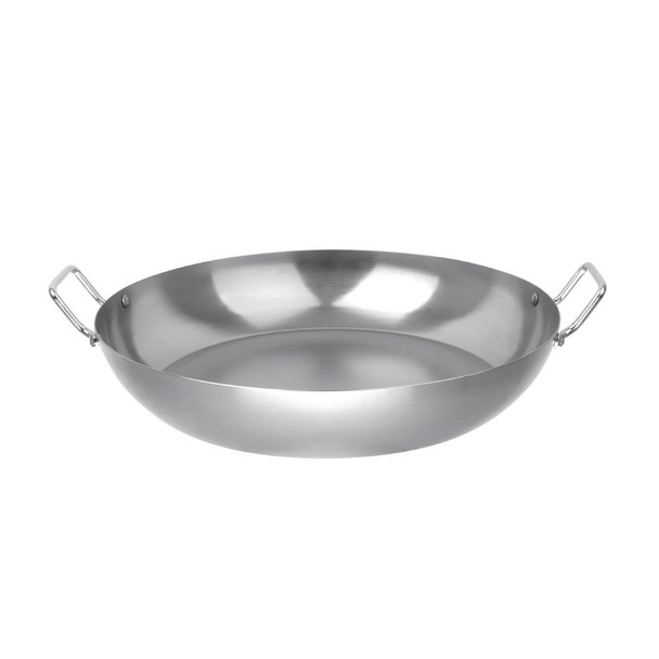 Vogue Carbon Steel Paella Pan 400mm GD074