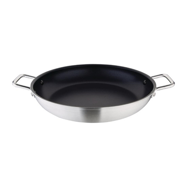 Vogue Non Stick Teflon Aluminium Paella Pan 350mm T368