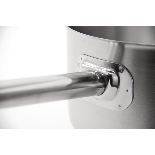 Vogue Stainless Steel Saucepan 8Ltr M946