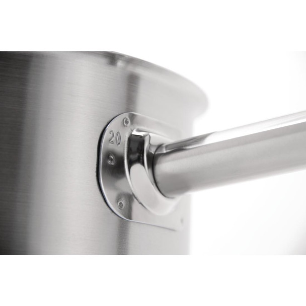 Vogue Stainless Steel Saucepan 8Ltr M946