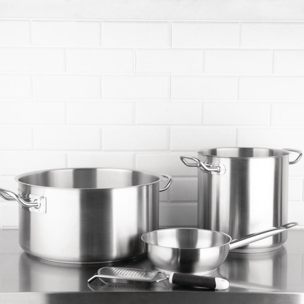 Vogue Stainless Steel Sauté Pan 200mm M947