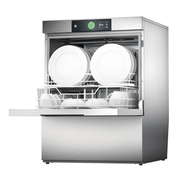 Hobart Double Basket Undercounter Dishwasher with Water Softener Care-10B FD450