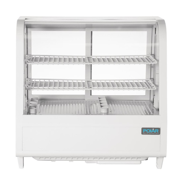 Polar C-Series Countertop Food Display Fridge 100Ltr White CC666