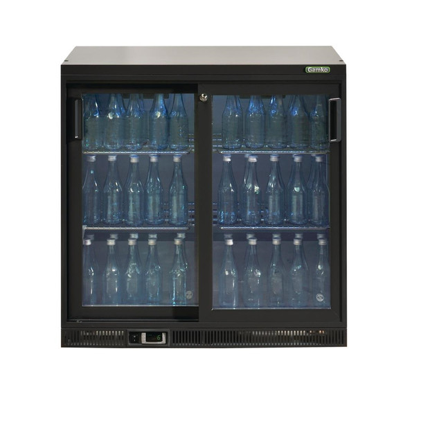 Gamko Bottle Cooler - Double Sliding Door 250 Ltr CE552