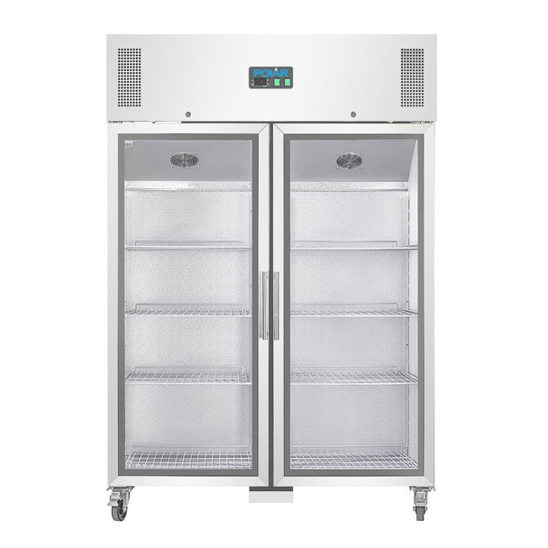 Polar G-Series Upright Double Door Gastro Display Fridge 1200Ltr CW198